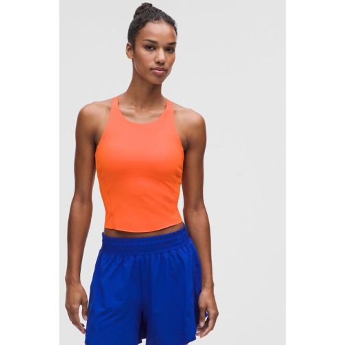 “ DÃ©bardeur Fast and Free Maintien moyen, bonnets B/Cs â€“ Orange â€“ Taille 12 - lululemon - Modalova