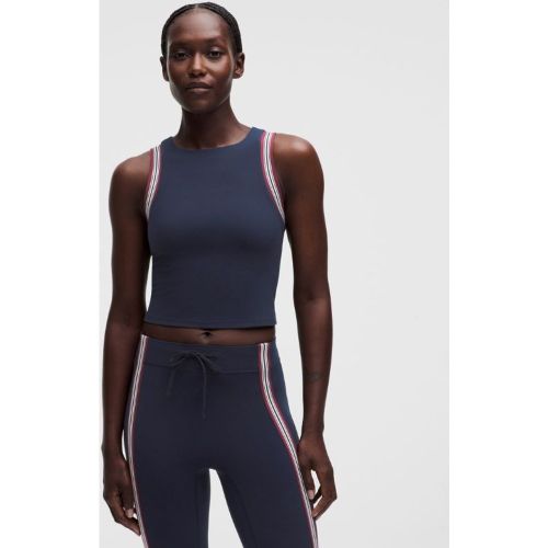 “ DÃ©bardeur Groove Ã  col montant Finitions rayÃ©ess â€“ Burgundy/Bleu â€“ Taille 6 - lululemon - Modalova