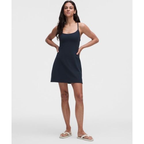 “ Robe Flow Y en Nulu Maintien lÃ©ger, bonnets B et Cs â€“ Bleu â€“ Taille S - lululemon - Modalova