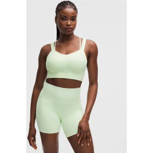 “ Soutien-gorge long Like a Cloud Maintien lÃ©ger, bonnets D et DDs â€“ Pastel â€“ Taille 4 - lululemon - Modalova