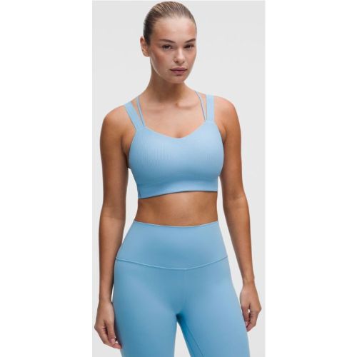 “ BrassiÃ¨re longue e Like a Cloud Maintien lÃ©ger, bonnets D/DDs â€“ Bleu â€“ Taille 10 - lululemon - Modalova