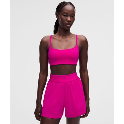“ BrassiÃ¨re Wunder Train dos nageur Ã  fines bretelles Maintien lÃ©ger, bonnets A et Bs â€“ Rose â€“ Taille 12 - lululemon - Modalova