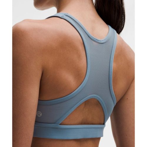 “ BrassiÃ¨re Wunder Train avec dos en maille Maintien moyen, bonnets B/Cs â€“ Bleu â€“ Taille 12 - lululemon - Modalova