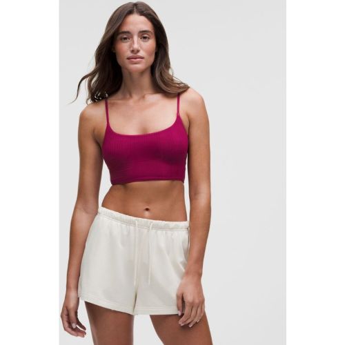 “ Bralette longue cÃ´telÃ©e Ã  fines bretelles UnderEase Bonnets Aâ€“Cs â€“ Taille M - lululemon - Modalova