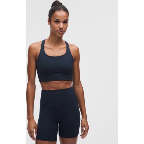 “ Soutien-gorge long Energy Maintien moyen, bonnets B-D Evolves â€“ Bleu â€“ Taille S - lululemon - Modalova