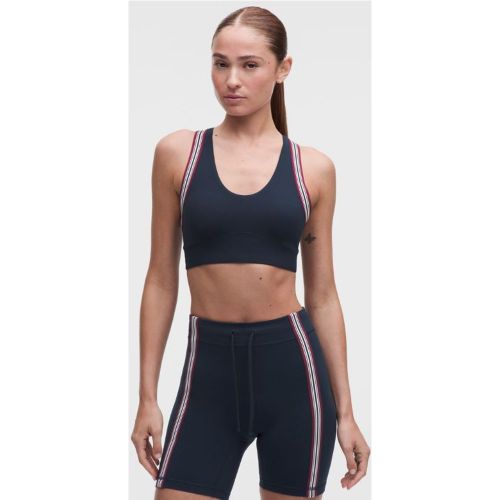 “ BrassiÃ¨re de yoga Groove maintien lÃ©ger, bonnets B/C Finitions rayÃ©ess â€“ Bleu â€“ Taille L - lululemon - Modalova