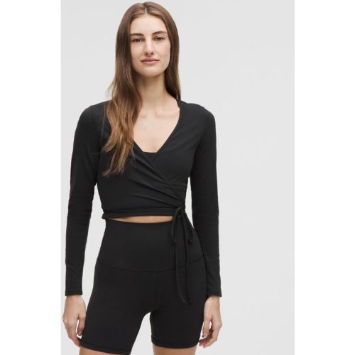 “ Cache-cÅ“ur court Ã  manches longues en Nulus â€“ Taille L - lululemon - Modalova