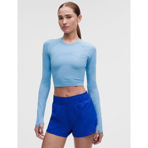 “ Haut manches longues Swiftly Tech 2.0 courts â€“ Blanc/Ã‰ - lululemon - Modalova