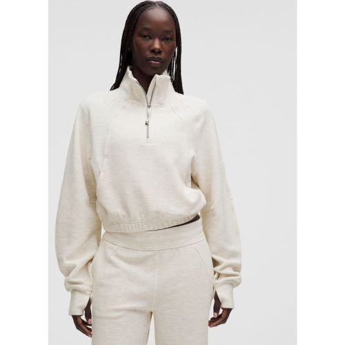 “ Sweat Scuba court Ã  col montant demi-zippÃ© GaufrÃ©s â€“ Taille XL - lululemon - Modalova