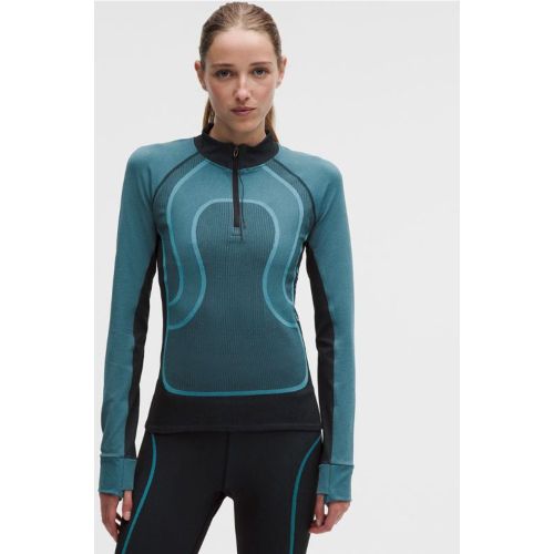 “ Haut d'entraÃ®nement sans coutures Ã  manches longues Collection SLNSHs â€“ Noir â€“ Taille XL - lululemon - Modalova