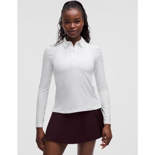 “ Polo manches longues Ã  sÃ©chage rapide Ourlet droits â€“ Taille 10 - lululemon - Modalova