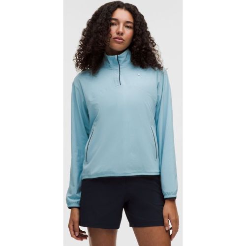 “ Sweat demi-zippÃ© lÃ©ger avec protection UVs â€“ Pastel/Bleu â€“ Taille S - lululemon - Modalova