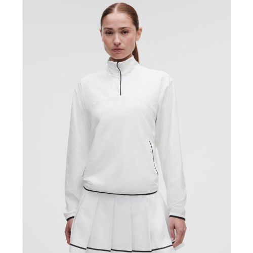 “ Sweat demi-zippÃ© lÃ©ger avec protection UVs â€“ Blanc/Noir â€“ Taille S - lululemon - Modalova