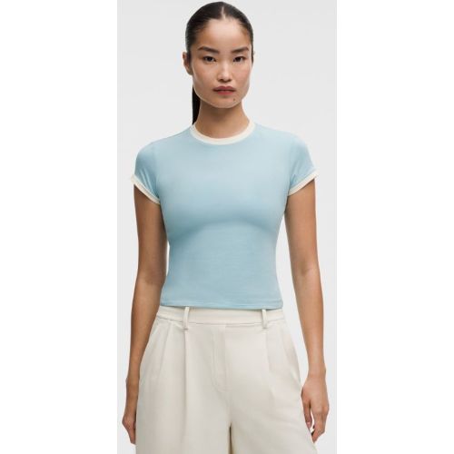 “ Baby Tee ringer en coton biologique Courtsides â€“ Pastel â€“ Taille XS - lululemon - Modalova