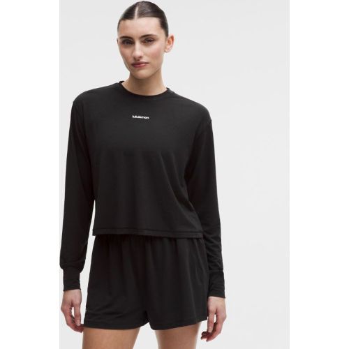 “ Haut d'entraÃ®nement manches longues en jersey Wordmarks â€“ Taille 8 - lululemon - Modalova