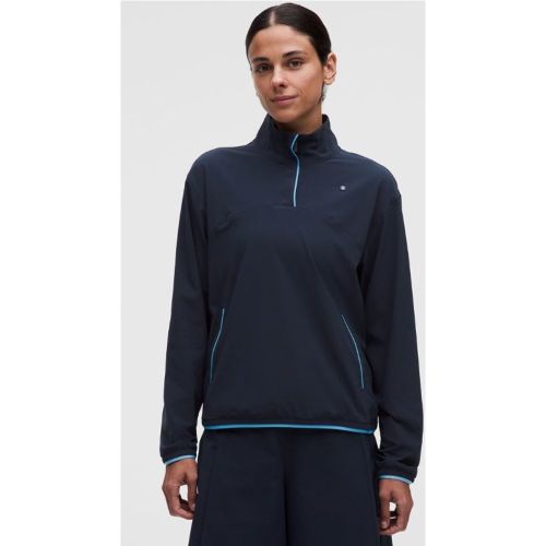 “ Sweat demi-zippÃ© lÃ©ger avec protection UVs â€“ Bleu â€“ Taille L - lululemon - Modalova