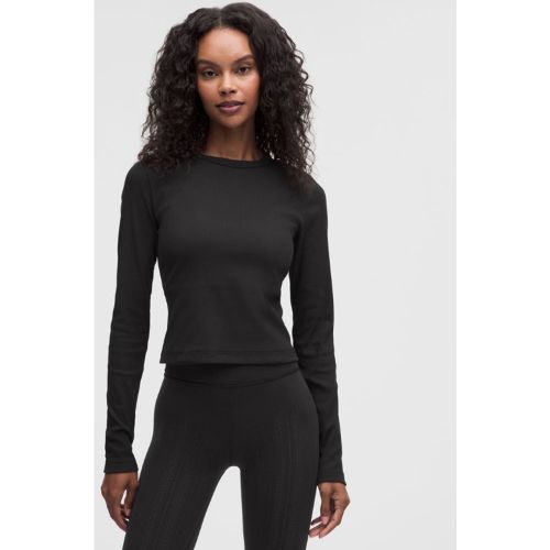 “ Petit haut cÃ´telÃ© Ã  manches longuess â€“ Taille 2XS - lululemon - Modalova