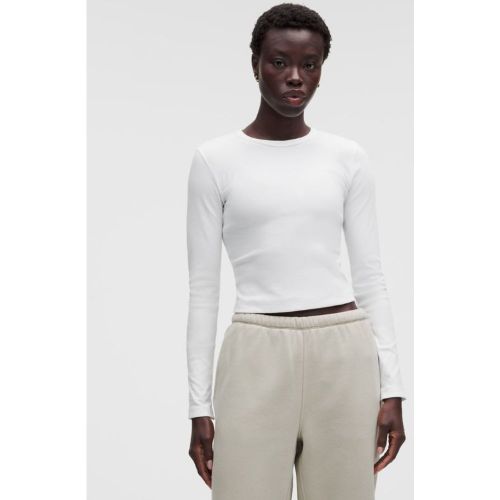 “ Petit haut cÃ´telÃ© Ã  manches longuess â€“ Taille M - lululemon - Modalova