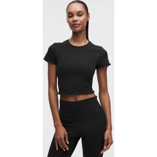 “ Baby tee Align Ã  ourlet ondulÃ©s â€“ Taille 6 - lululemon - Modalova