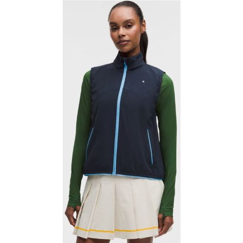 “ Veste de golf sans manches lÃ©gÃ¨re Ã  col montant Graphiques â€“ Bleu â€“ Taille M - lululemon - Modalova