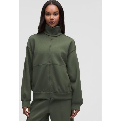 “ Sweat zippÃ© oversize en Smooth Spacers â€“ Vert â€“ Taille XS - lululemon - Modalova