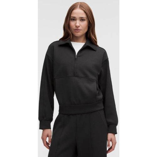 “ Sweat dÃ©contractÃ© demi-zippÃ© Ã  col en Smooth Spacers â€“ Taille XL - lululemon - Modalova