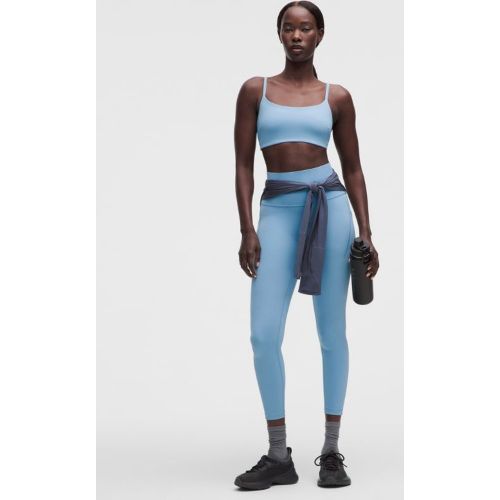 “ Legging Wunder Train taille haute avec pochess â€“ 64 cm â€“ Bleu â€“ Taille 20 - lululemon - Modalova