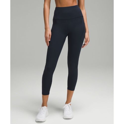 “ Legging Wunder Train taille haute avec pochess â€“ 64 cm â€“ Bleu â€“ Taille 2 - lululemon - Modalova