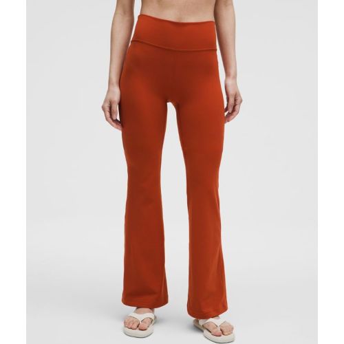 “ Pantalon Groove Ã©vasÃ© taille haute en Nulu Standards â€“ Orange â€“ Taille 4 - lululemon - Modalova