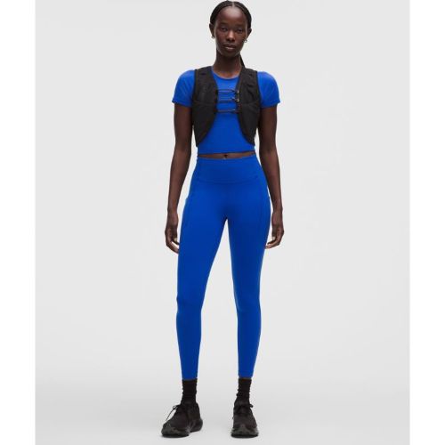 “ Legging Swift Speed taille haute 6s â€“ 4 cm â€“ Bleu - lululemon - Modalova