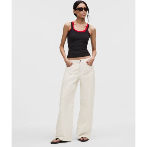 “ Pantalon EasyFive taille basse large classique Standards â€“ Taille 33 - lululemon - Modalova