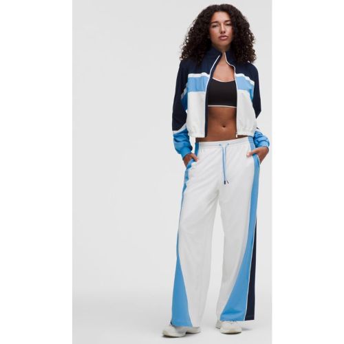 “ Pantalon de tennis Court Champ taille haute Ã  protection UVs â€“ Blanc/Blue â€“ Taille M - lululemon - Modalova
