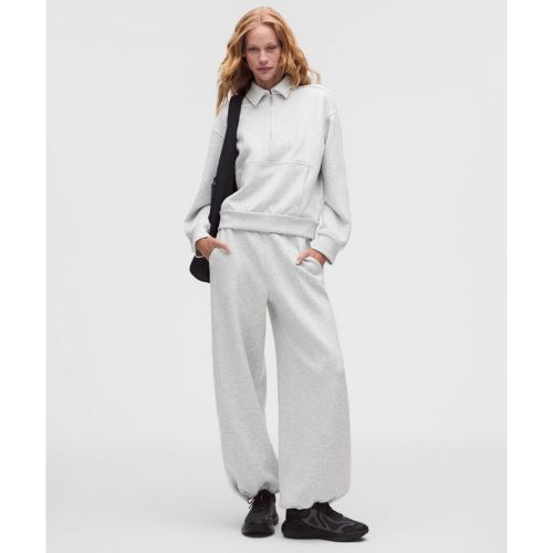 “ Pantalon Smooth Spacer Ã  taille haute et jambe large Standards â€“ Light Gris â€“ Taille XS - lululemon - Modalova