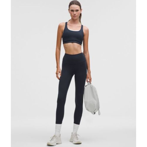“ Pantacourt Wunder Train taille hautes â€“ 58 cm â€“ Bleu â€“ Taille 2 - lululemon - Modalova