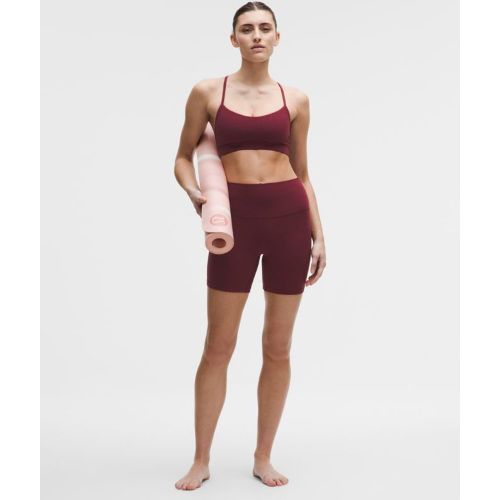 “ Short Align taille hautes â€“ 15 cm â€“ Burgundy â€“ Taille 12 - lululemon - Modalova