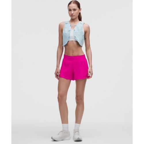 “ Short Hotty Hot doublÃ© taille hautes â€“ 10 cm â€“ Rose â€“ Taille 4 - lululemon - Modalova