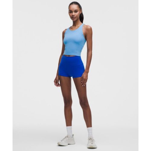 “ Short Wunder Train taille hautes â€“ 5 cm â€“ Bleu â€“ Taille 8 - lululemon - Modalova