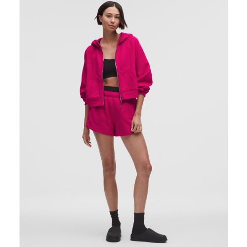 “ Short Scuba Oversized taille mi-haute et ourlet dolphins â€“ 8 cm â€“ Rose â€“ Taille M - lululemon - Modalova