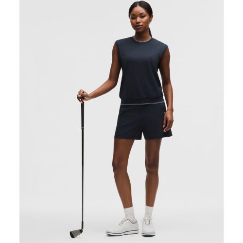 “ Short de golfsergÃ© extensibles â€“ 13 cm â€“ Bleu â€“ Taille 25 - lululemon - Modalova