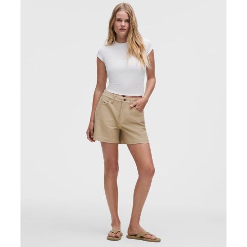 “ EasyFive Mid-Rise Short 4.5"s â€“ Kaki â€“ Taille 29 - lululemon - Modalova