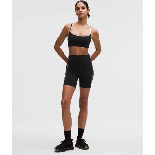“ Short passepoilÃ© taille haute Wunder Train No Lines â€“ 15 cm â€“ Noir â€“ Taille 2 - lululemon - Modalova