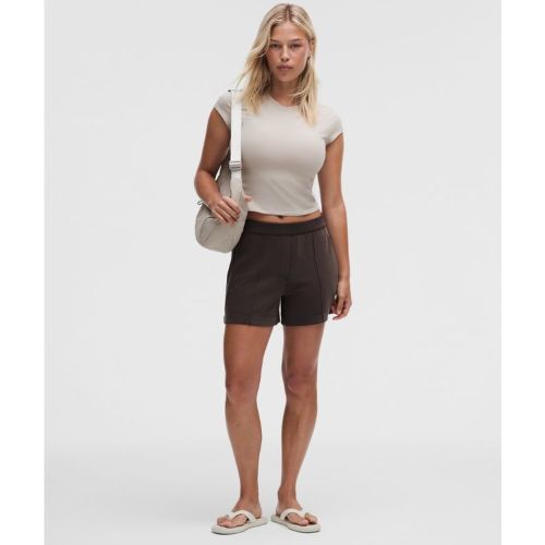 “ Short Softstreme lÃ©ger taille mi-haute Ã  plis nervurÃ©ss â€“ 10 cm â€“ Taille XL - lululemon - Modalova