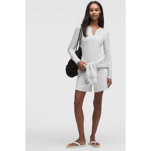 “ Short Smooth Spacer taille hautes â€“ 13 cm â€“ Light Gris â€“ Taille L - lululemon - Modalova