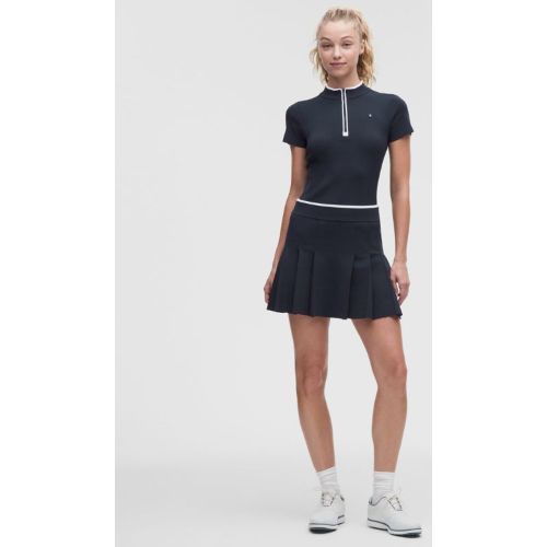 “ Jupe de golf en maille plissÃ©e taille hautes â€“ Blanc/Bleu â€“ Taille XS - lululemon - Modalova