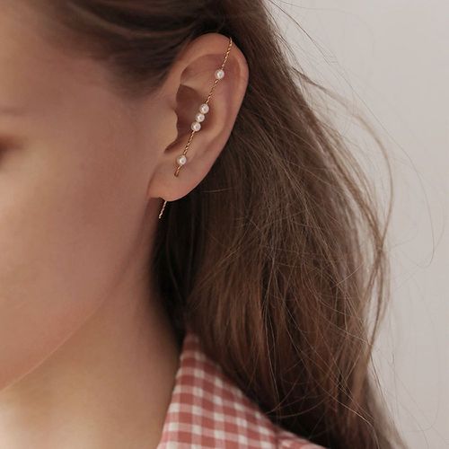 Paire Boucles d'oreilles avec fausse perle - SHEIN - Modalova