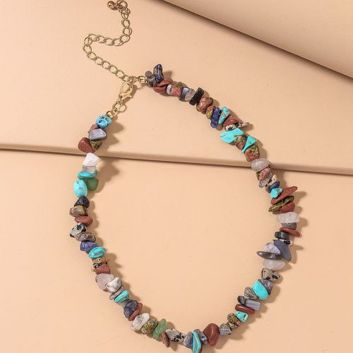 Collier avec perles versicolores - SHEIN - Modalova