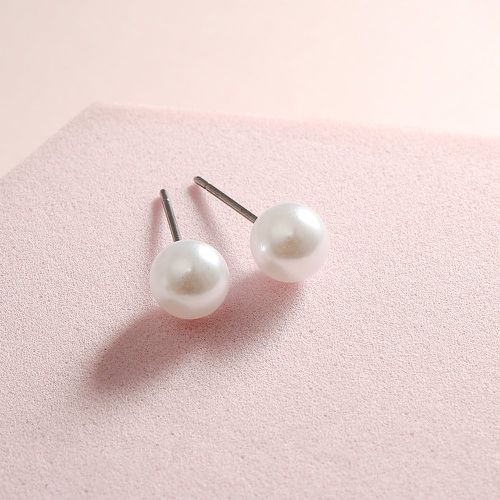 Clous d'oreilles à perles - SHEIN - Modalova