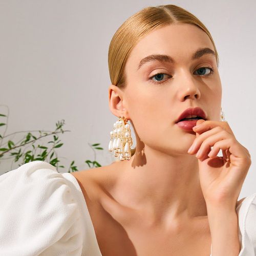 Boucles d'oreilles à fausses perles - SHEIN - Modalova