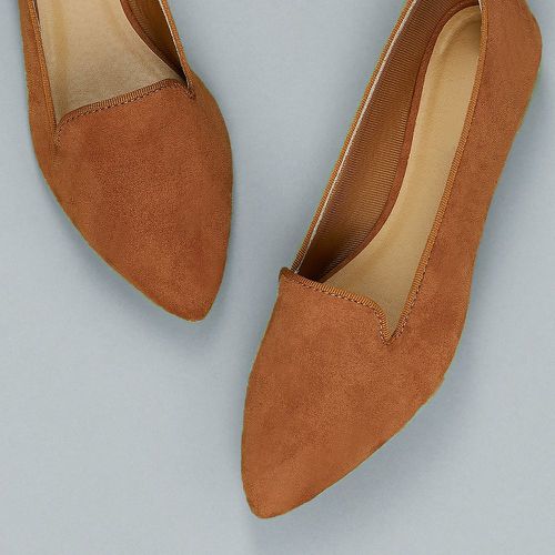 Chaussure plates Couleur poil de chameau Confortable Unicolore - SHEIN - Modalova
