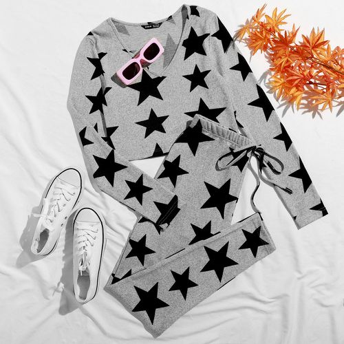 Ensemble t-shirt avec imprimé étoile - SHEIN - Modalova